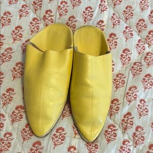 Leather Moroccan Baba Slippers size 7